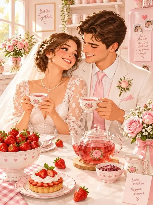 《半糖小夫妻》短剧封面海报 - AI免费看